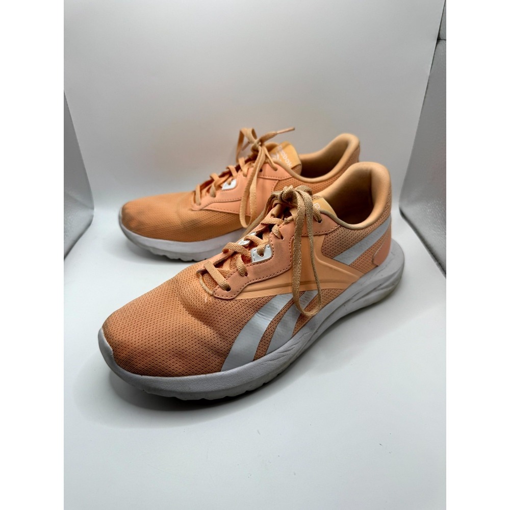 Reebok Energen Lux 100074553 Womens 9 Sneaker Peach Mesh Lace Up Running Shoes
